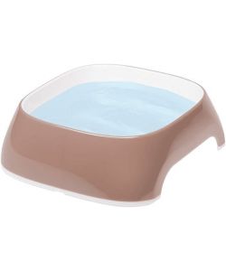 Ferplast Ciotola Glam Tortora 0,2L Antiscivolo Facile da Pulire