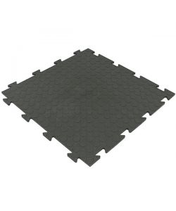 Art Plast Piastrella PVC Morbida Nera 50x50 cm Antiscivolo per Officine e Palestre