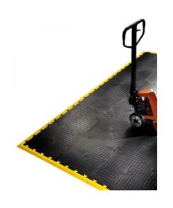 Art Plast Piastrella PVC Morbida Nera 50x50 cm Antiscivolo per Officine e Palestre