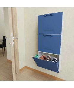 Artplast Scarpiera Componibile Unika 1 Modulo Blu Navy 51x17,3xH41 cm