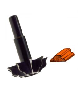 Fresa Profilo 1/2 Tondo Interno 45  Pg