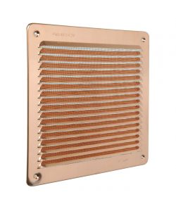 La Ventilazione Griglia di Areazione Quadrata Rame con Rete 228x228 mm