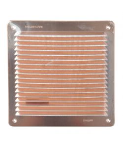 La Ventilazione Griglia di Areazione Quadrata Rame con Rete 228x228 mm