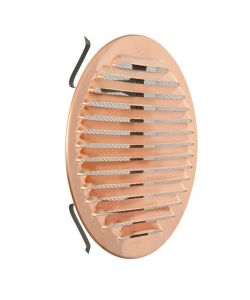 La Ventilazione Griglia di Areazione Tonda in Rame 175 mm - con Rete