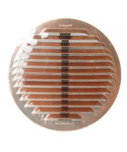 La Ventilazione Griglia di Areazione Tonda in Rame 175 mm - con Rete