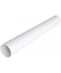 La Ventilazione Tubo Aerazione Canalizzata Tondo PVC 125 mm Bianco 1 m