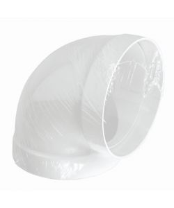 La Ventilazione Curva 90° FF in ABS d. 125 mm per Aerazione Canalizzata