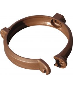Collarini PVC effetto ramato per tubo pluviale d. 80 mm - Set 3 pezzi