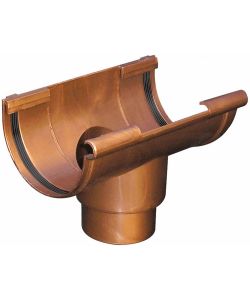 Giunto PVC effetto ramato 25 cm con guarnizione per scarico acque