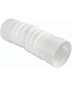 La Ventilazione Giunto Flessibile Aerazione Canalizzata Ø 125 mm Bianco