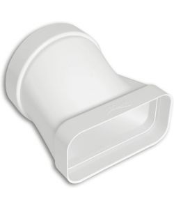 La Ventilazione Giunto Orizzontale in ABS Bianco d. 125 mm - 150x70 mm