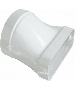 La Ventilazione Giunto Orizzontale in ABS Bianco d. 125 mm - 150x70 mm