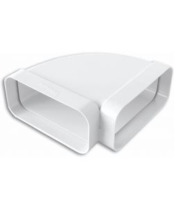 La Ventilazione Curva Orizzontale ABS 150x70 mm per Tubo Rettangolare