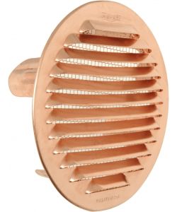 La Ventilazione Griglia Tonda da Incasso Rame d. 150 mm per Foro d.125 mm