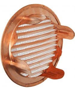 La Ventilazione Griglia Tonda da Incasso Rame d. 150 mm per Foro d.125 mm