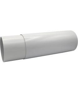 La Ventilazione Tubo Telescopico 125 mm Grigio Lunghezza 300-580 mm