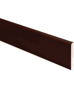Kimono Battiscopa Legno Impiallacciato Noce Scuro 7 cm Passafilo 2,25 m