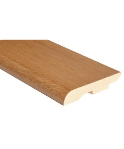 Kimono battiscopa in legno impiallacciato con passafilo 7 cm x 2,25 m