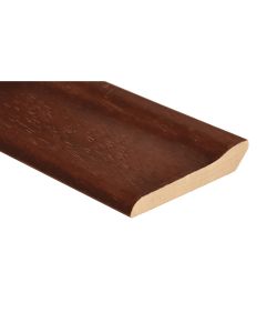 Kimono Battiscopa in Legno Ayous Mogano 7x7 cm con Piede per Rifiniture