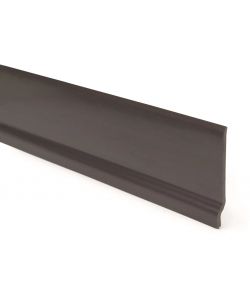 Battiscopa noce scuro in PVC 7 cm x 2 m per pavimenti flottanti