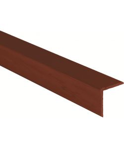 Paraspigolo PVC Mogano 30x30 mm Lunghezza 3 m Protezione Spigoli