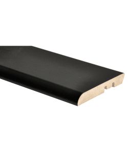 Kimono Battiscopa Nero 2,40m x 6,5cm - Rivestito in Carta Melaminica