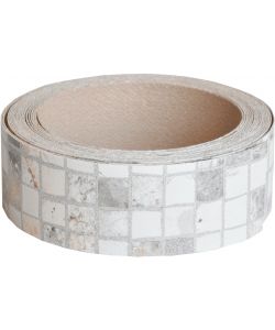 Bordo melaminico Bisanzio preincollato 34 mm crema 5 m per top cucina