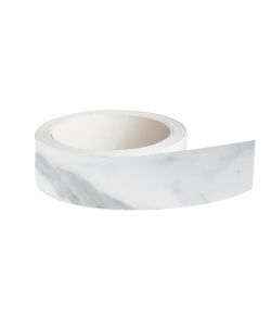 Bordo preincollato marmo bianco venato 44x5000 mm per top cucina