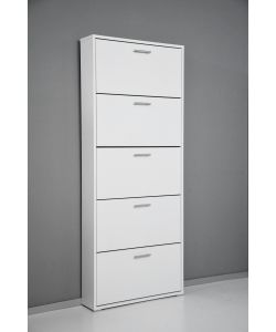 Scarpiera 5 ribalte 18mm bianca 18x1771x723x181 mm premium