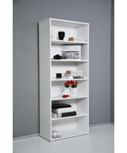 Libreria 6 vani 18mm bianca 18x1771x723x341 mm premium