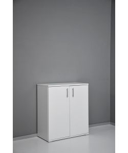 Kimono Armadio Multiuso 2 Vani Bianco 18mm 810x723x360 mm - Design Premium