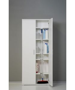 Kimono Armadio Portascope 6 Vani Bianco 18mm 18x1771x723x360 mm - Armadio Multiuso Premium
