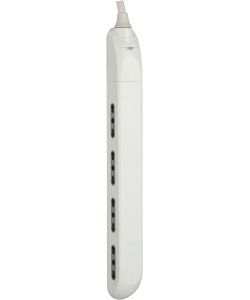 Multipresa Slim 4 posti 10/16A 3x1 1,5 m Bianca Electraline