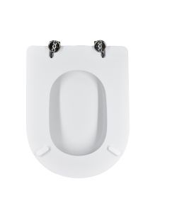 Sedile WC System Bianco Lucido