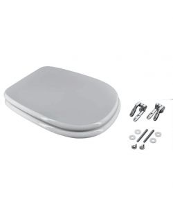 Ideal Standard Sedile WC Tesi Bianco 34 cm MDF Laccato Metallo Cromato