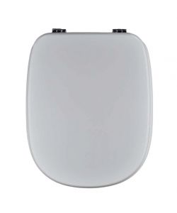 Ideal Standard Sedile WC Tesi Bianco 34 cm MDF Laccato Metallo Cromato