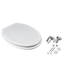 Sedile WC Antibatterico Bianco forma universale