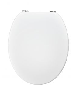 Sedile WC Antibatterico Bianco forma universale