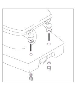 Coppia Cerniere Universale Sovrapposta Metallo Cromato Lucido Fissaggio Regolabile