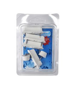 Polipropilene Set paracolpi chiodati per copriwater 12 mm antiscivolo