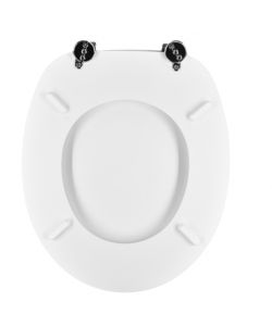 Seba Sedile WC Adige Slowclose Bianco Antibatterico - 49x39 cm