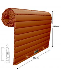 Kit tapparella in PVC 6 Kg/Mq legno