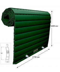 Kit tapparella in PVC 6 Kg/Mq verde