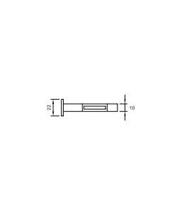 Serratura STV Patent grande 35 mm bronzata B/T