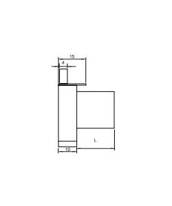 Serratura CAS da applicare a cilindro entrata 20 MM