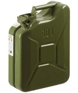 Tanica in metallo per liquidi infiammabili Verde 10 l