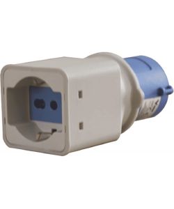 VUEMME Adattatore industriale Schuko 16 A a spina CEE 2P+T 230 V IP44