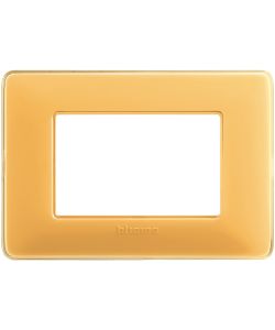 Bticino Placca 3 moduli Ambra Matix