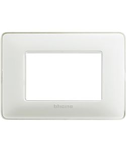 Bticino Placca 3 moduli ghiaccio Matix