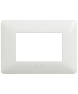 Bticino Placca 3 moduli Matix colore bianco